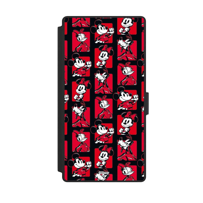 Galaxy S23 Ultra NIVOflip Mickey Mouse Racing Pattern Red