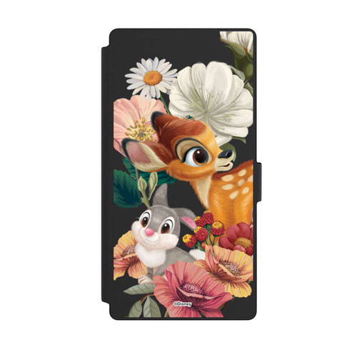 Samsung Galaxy S23 Ultra NIVOflip Bambi und Klopfer Blumen Transparent