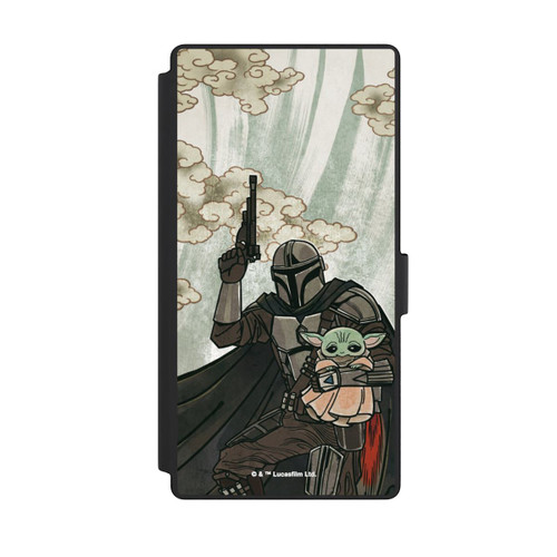 Samsung Galaxy S23 Ultra NIVOflip Mandalorian and Child style japonais