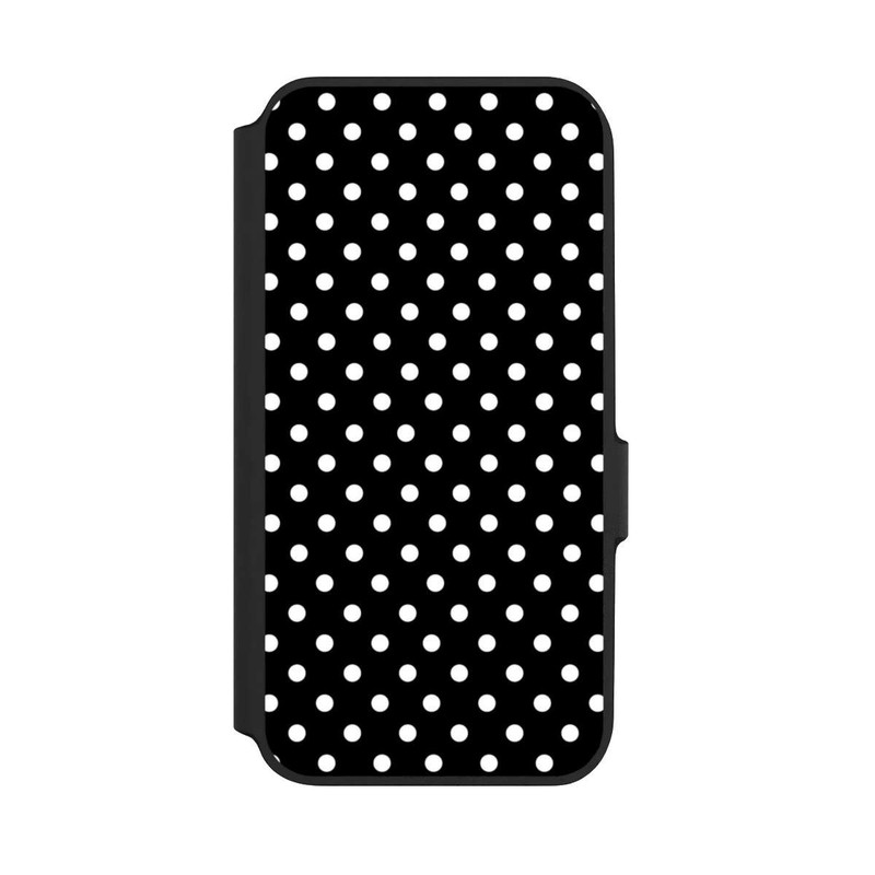 Galaxy A54 5G NIVOflip Confettis blancs sur fond noir