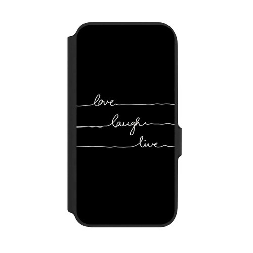 Samsung Galaxy A54 5G NIVOflip Love Laugh Live blanc/noir