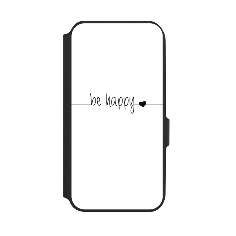 Galaxy A54 5G NIVOflip Be Happy Weisser Hintergrund