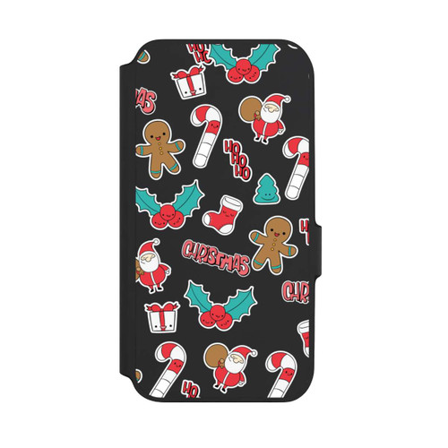 Samsung Galaxy A54 5G NIVOflip Christmas Pattern transparent