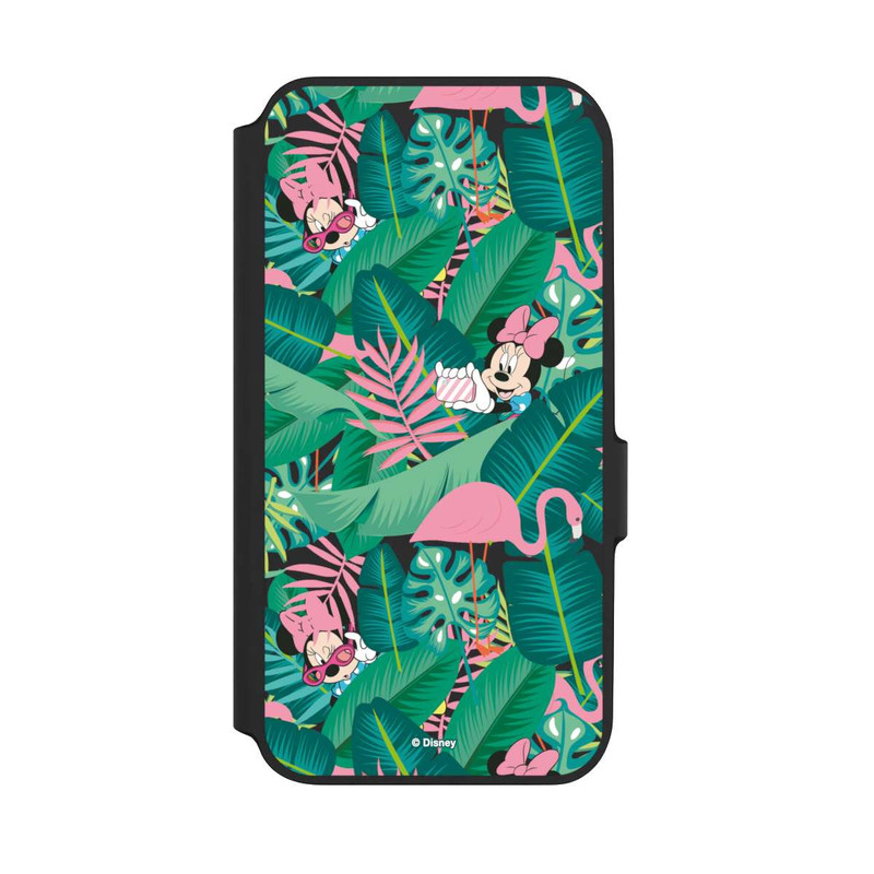 Galaxy A54 5G NIVOflip Minnie Summer Palmblätter ohne Hintergrund
