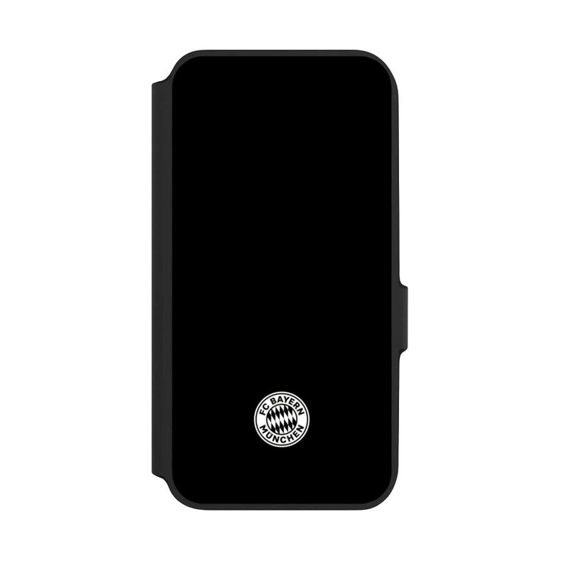 Galaxy A54 5G NIVOflip Klassisches FCB Logo Klein - Weiß auf Schwarz