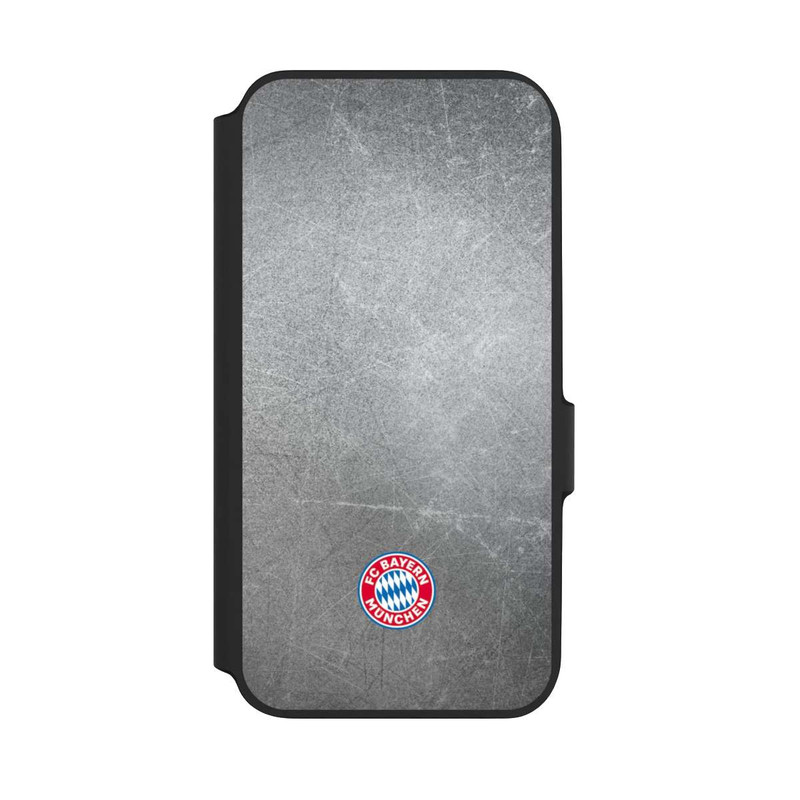 Galaxy A54 5G NIVOflip Logo FCB Classique Petit - Coloré sur Fond Métallique