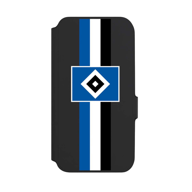 Galaxy A54 5G NIVOflip HSV Streifen - Blau-Weiß-Schwarz - ohne Hintergrund