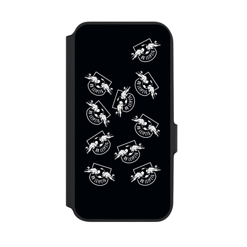 Galaxy A54 5G NIVOflip Logos RB Leipzig Weiß auf Schwarz
