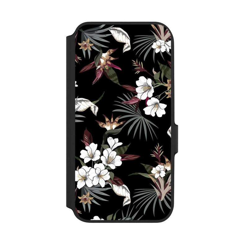 Galaxy A54 5G NIVOflip Flowers Black