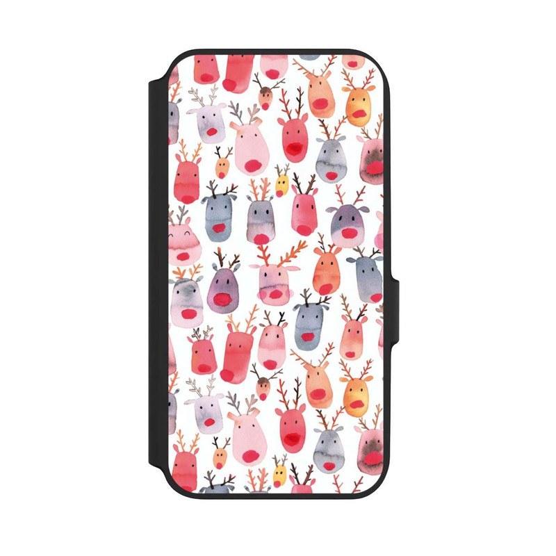 Galaxy A54 5G NIVOflip  Niedliches Rentieraquarell