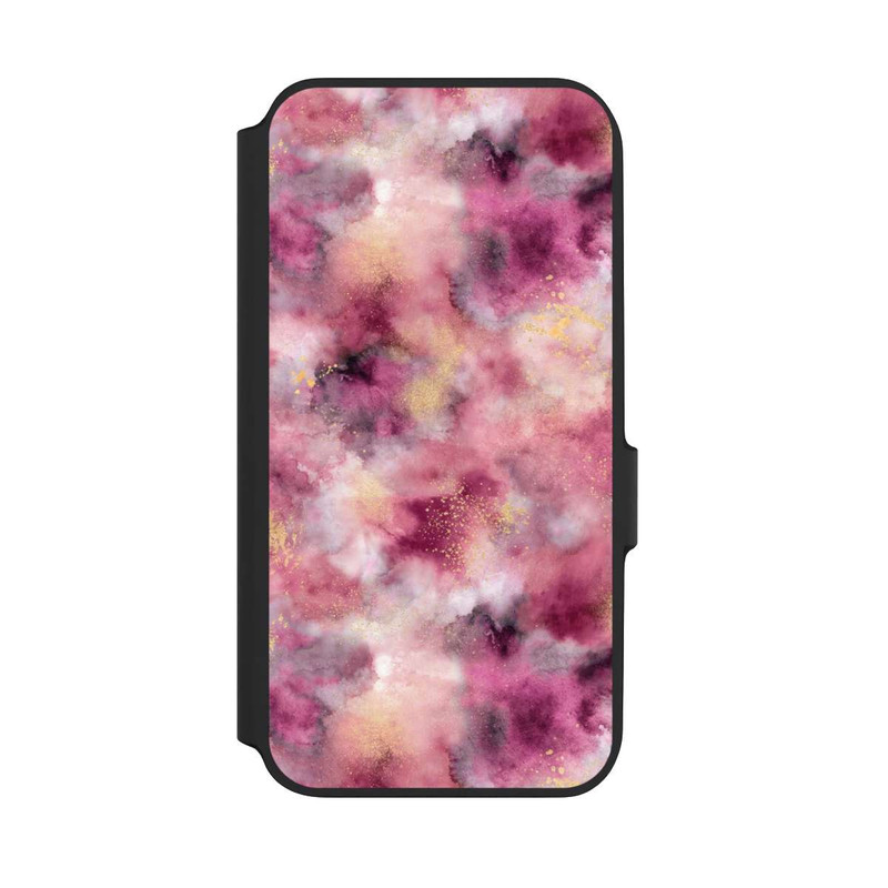 Galaxy A54 5G NIVOflip Rose aquarelle marbré fumé