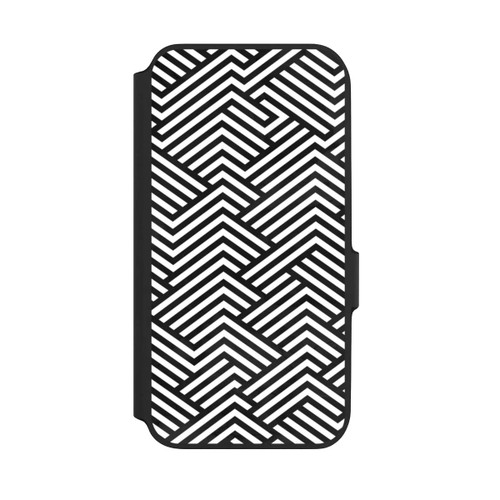 Samsung Galaxy A54 5G NIVOflip Schwarz und Weiß ZigZag
