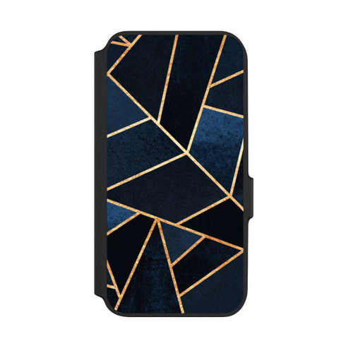 Samsung Galaxy A54 5G NIVOflip Navy Stein Golddruck