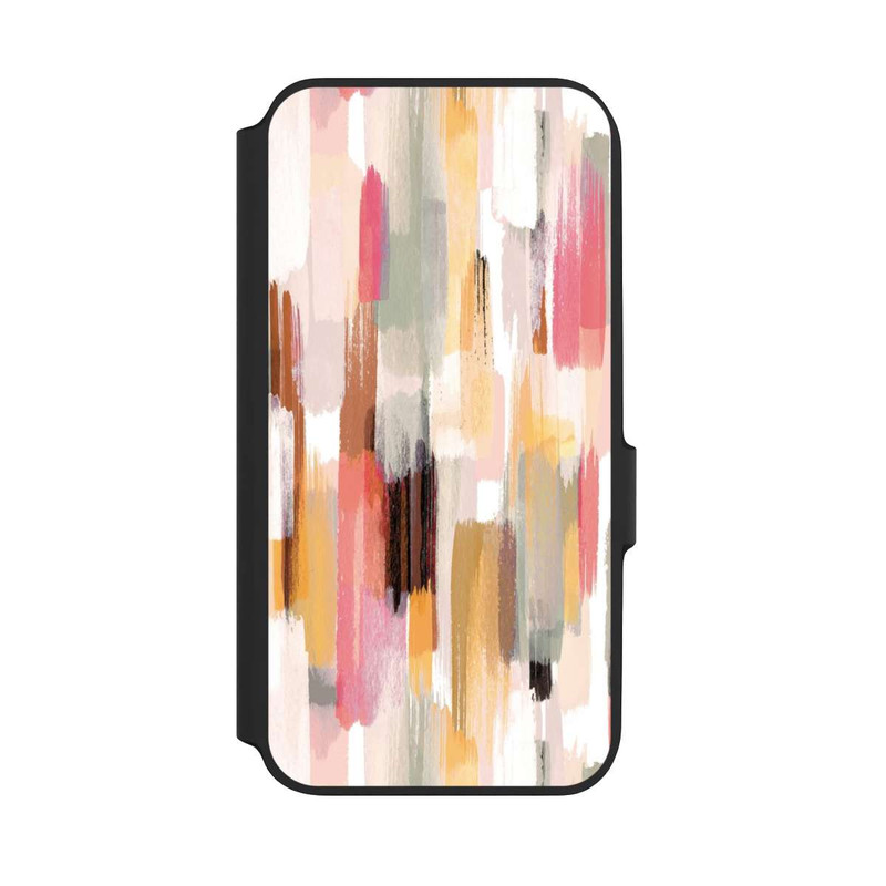 Galaxy A54 5G NIVOflip Coups de pinceau abstraits Nuances d'automne