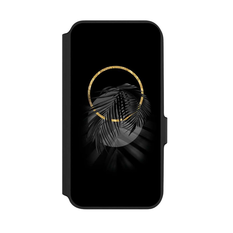 Galaxy A54 5G NIVOflip Black Tropical Leaf