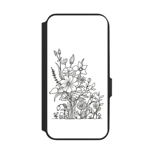 Samsung Galaxy A54 5G NIVOflip Flowers Line Art