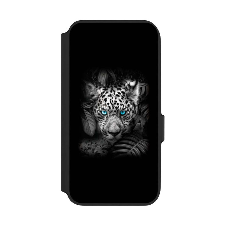 Galaxy A54 5G NIVOflip Jaguar Schwarz Dschungel