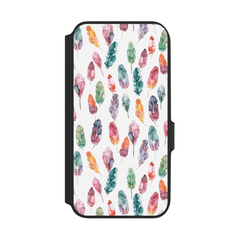 Galaxy A54 5G NIVOflip Plumes aquarelles bohèmes