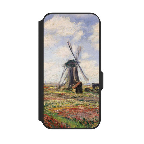 Samsung Galaxy A54 5G NIVOflip Tulip Fields with the Rijnsburg Windmil by Claude Monet