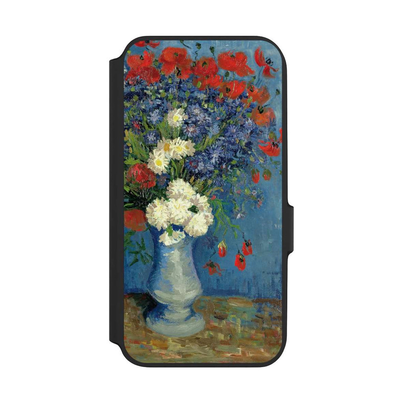 Galaxy A54 5G NIVOflip Stillleben Vase mit Kornblumen und Mohnblumen von Vincent Van Gogh