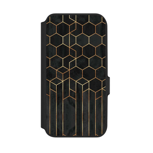 Samsung Galaxy A54 5G NIVOflip Schwarze Sechsecke
