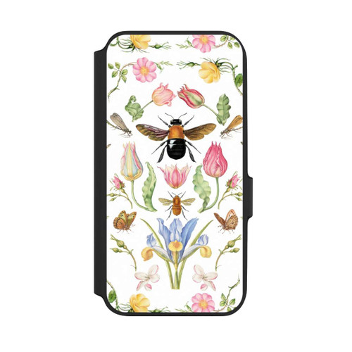 Samsung Galaxy A54 5G NIVOflip Wildblumen mit Biene weiß