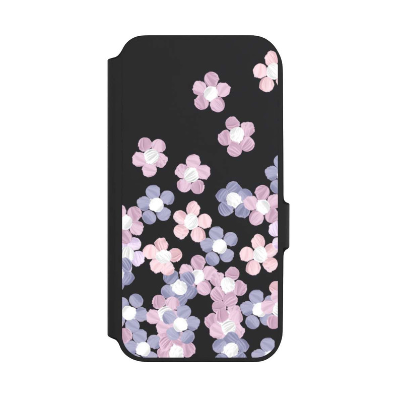 Galaxy A54 5G NIVOflip Einfache Blumen Transparent