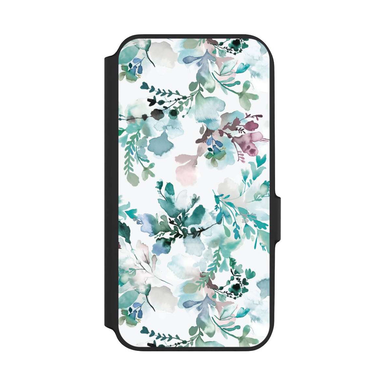 Galaxy A54 5G NIVOflip Fleurs d'automne délicates Eucalyptus