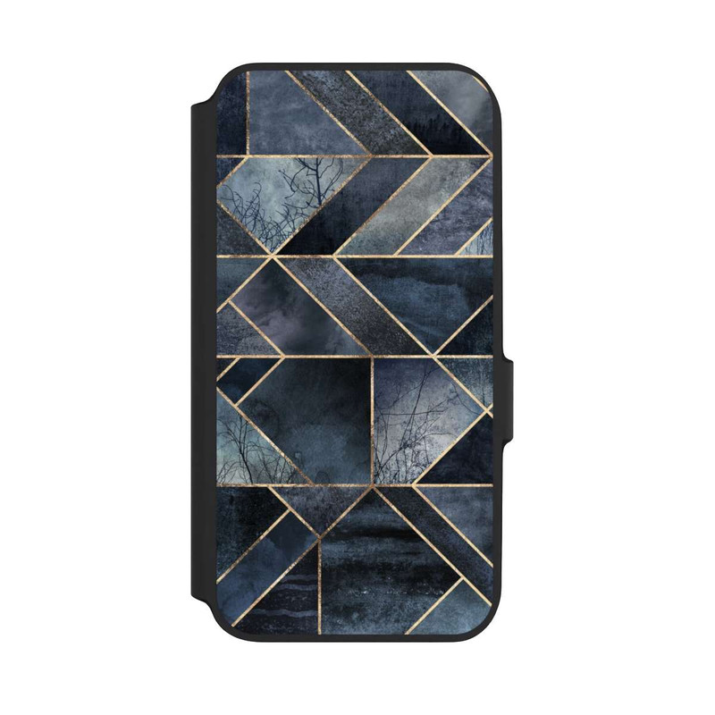 Galaxy A54 5G NIVOflip Abstract Nature-Dark Blue