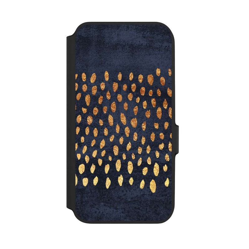 Galaxy A54 5G NIVOflip Or & Bleu Pattern