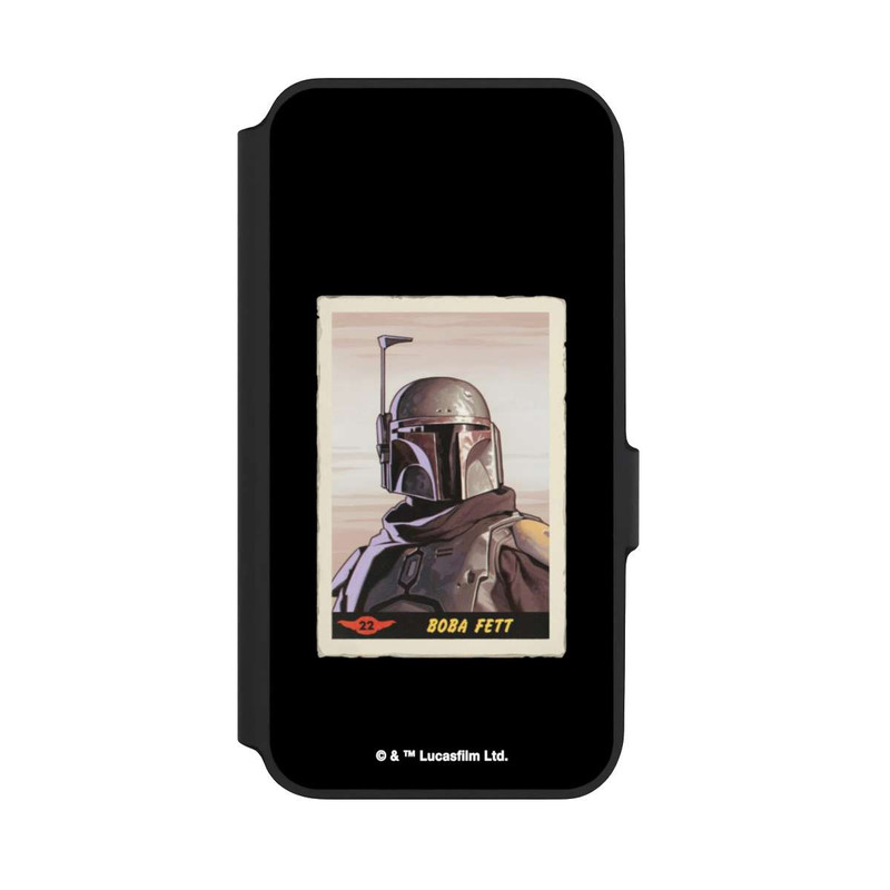 Galaxy A54 5G NIVOflip Boba Fett Badges Black Background