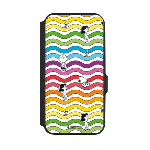 Samsung Galaxy A54 5G NIVOflip Snoopy Pattern Rainbow