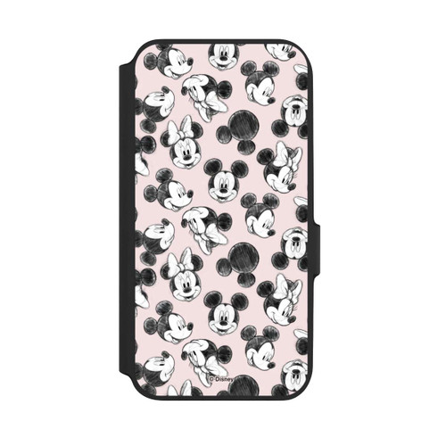 Samsung Galaxy A54 5G NIVOflip Minnie &amp; Mickey Many Faces Pink