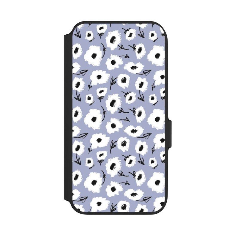 Galaxy A54 5G NIVOflip Pattern Fleurs Lilas