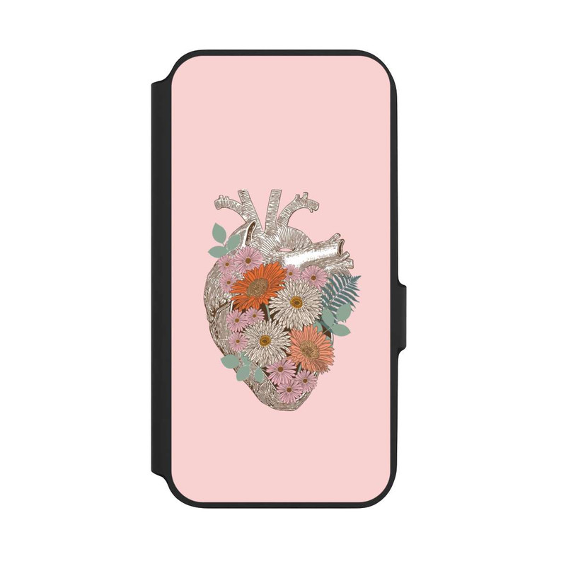 Galaxy A54 5G NIVOflip Florales Vintage-Herz