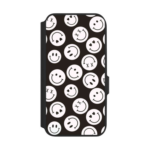 Samsung Galaxy A54 5G NIVOflip Smiles Emotes Pattern Black And White