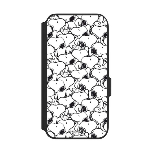 Samsung Galaxy A54 5G NIVOflip Snoopy Pattern Noir &amp; Blanc