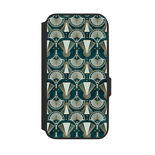 Samsung Galaxy A54 5G NIVOflip Art Deco Green Pattern