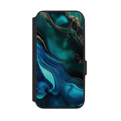 Samsung Galaxy A54 5G NIVOflip Encre bleue et dorée