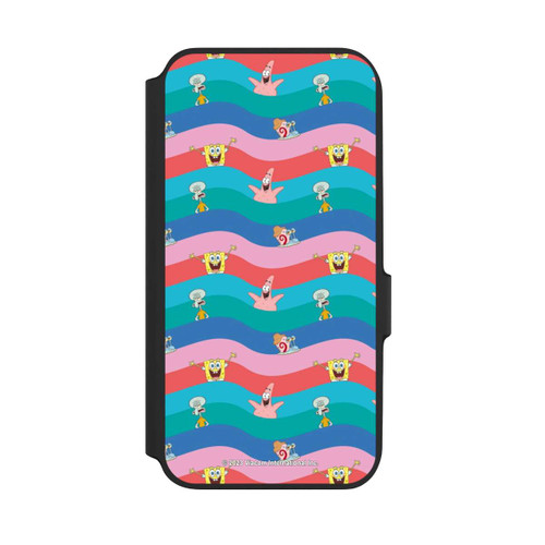 Samsung Galaxy A54 5G NIVOflip Spongebob Friends Colorful Waves