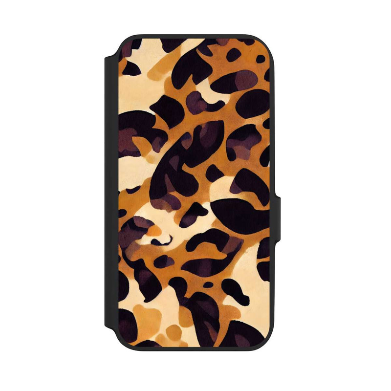 Galaxy A54 5G NIVOflip motif lion marron clair