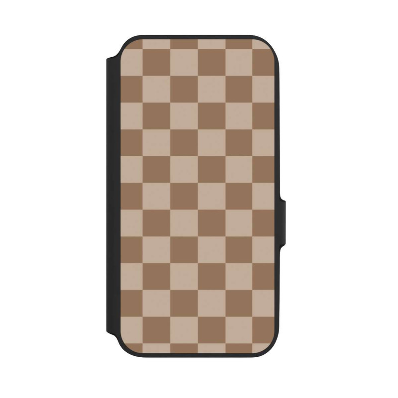 Galaxy A54 5G NIVOflip Braun Karo