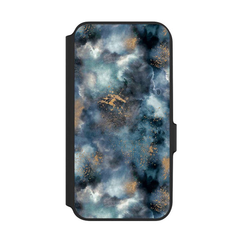 Samsung Galaxy A54 5G NIVOflip Smoky Marble Watercolor Navy