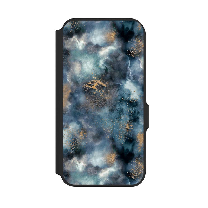 Galaxy A54 5G NIVOflip Smoky Marble Watercolor Navy