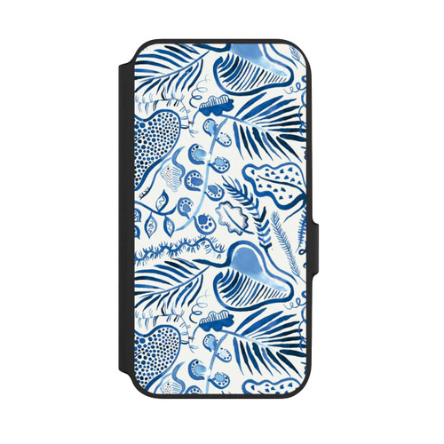 Samsung Galaxy A54 5G NIVOflip Tropical Forest Leaves Blue