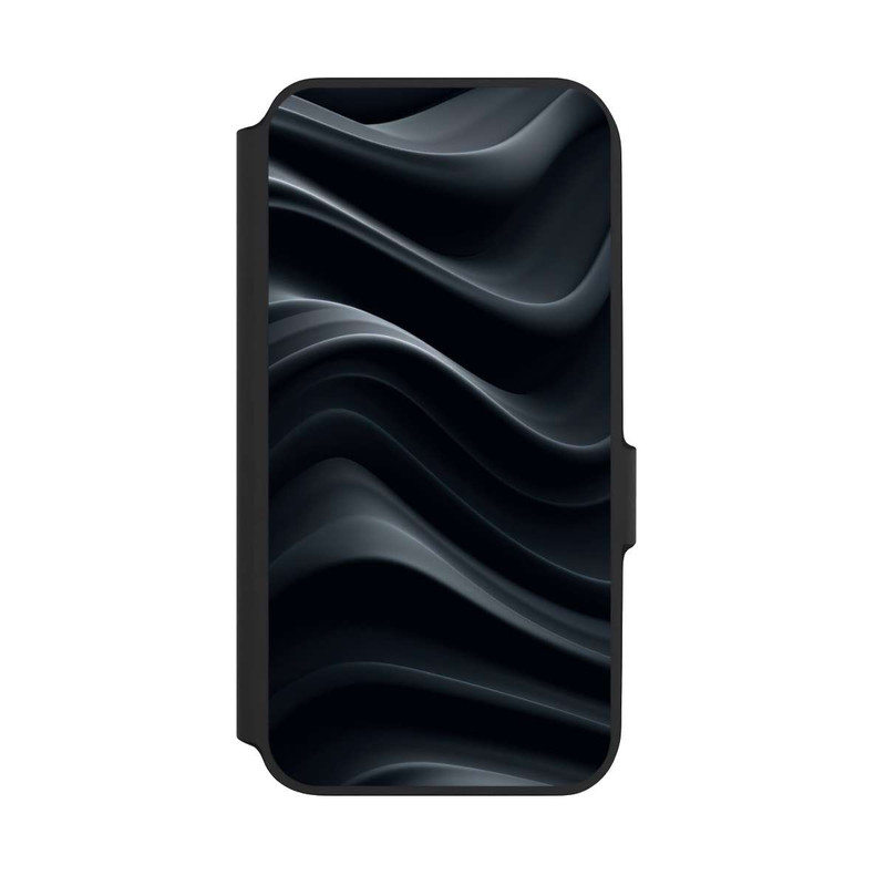 Galaxy A54 5G NIVOflip Black Waves Texture