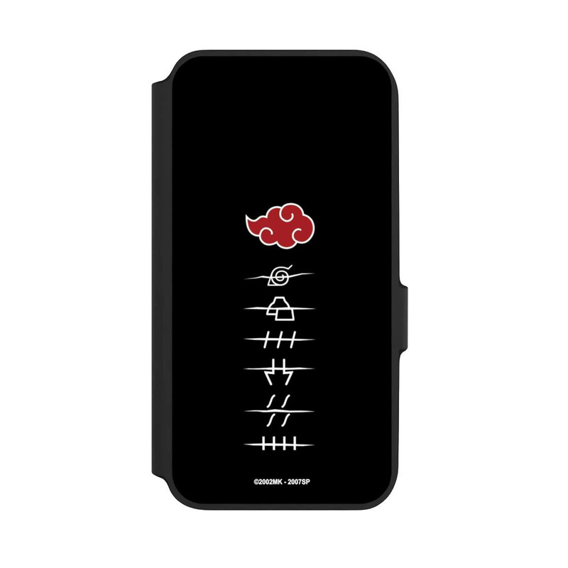 Galaxy A54 5G NIVOflip Akatsuki Mitgliedssymbole Schwarz