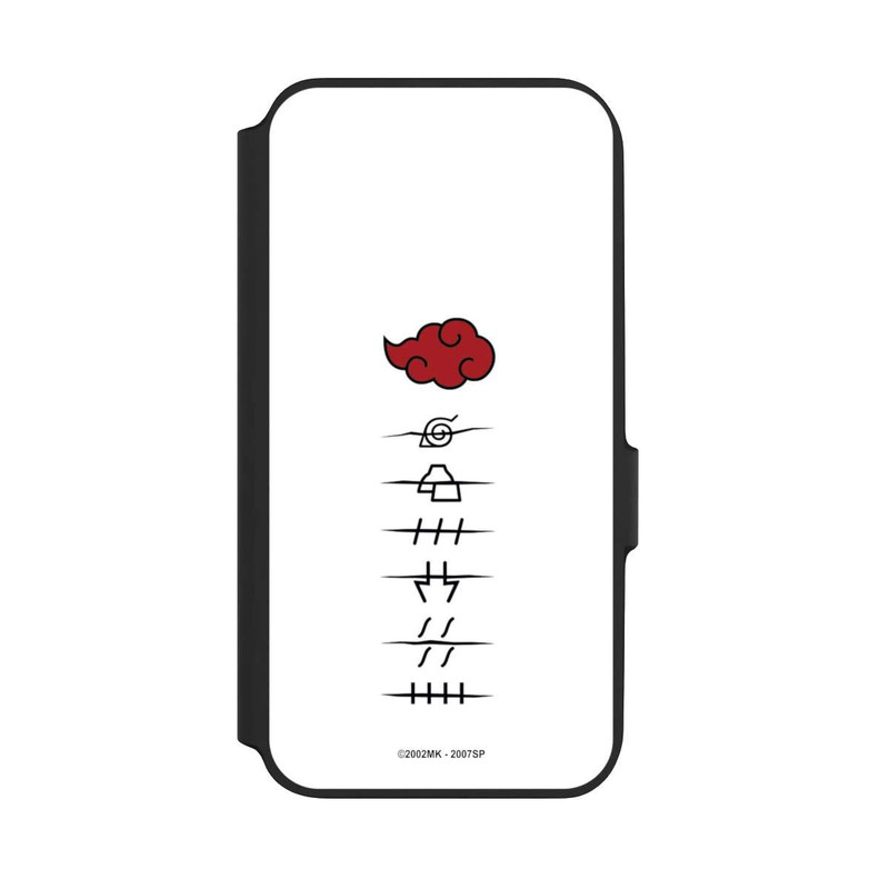 Galaxy A54 5G NIVOflip Akatsuki member symbols white