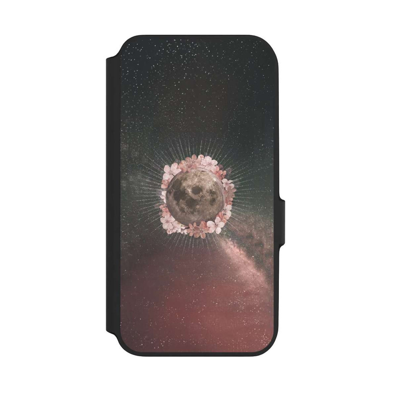 Galaxy A54 5G NIVOflip Blumen und Mondlicht