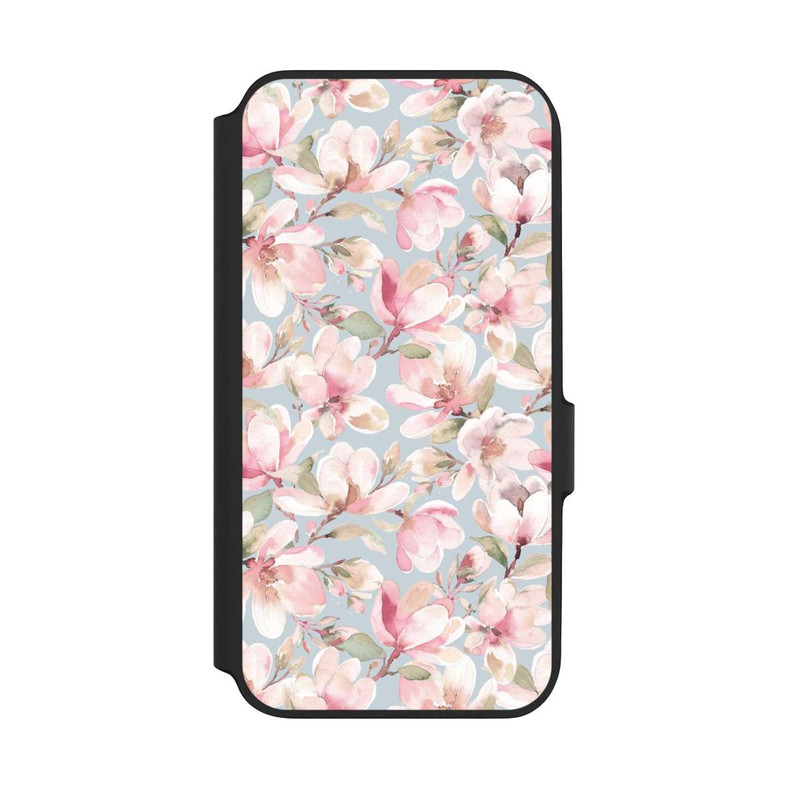 Galaxy A54 5G NIVOflip Magnolien Blumen Pastellrosa